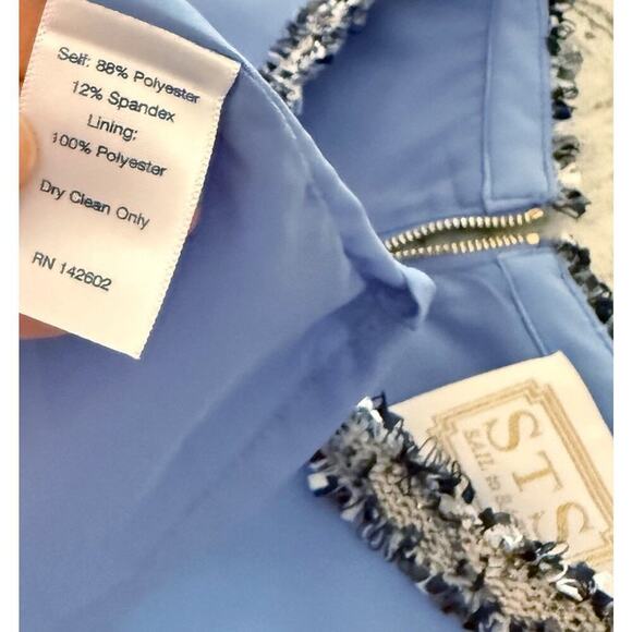 Sail To Sable Shift Dress Women’s XL Crepe Knee Length Sleeveless $198 New NWT - Picture 15 of 16